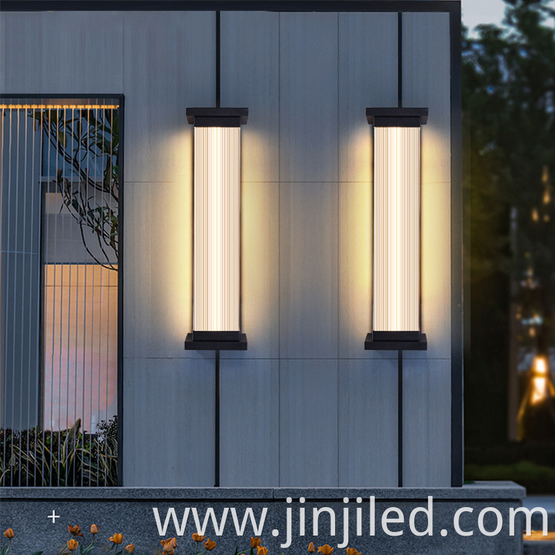 solar sensor wall light